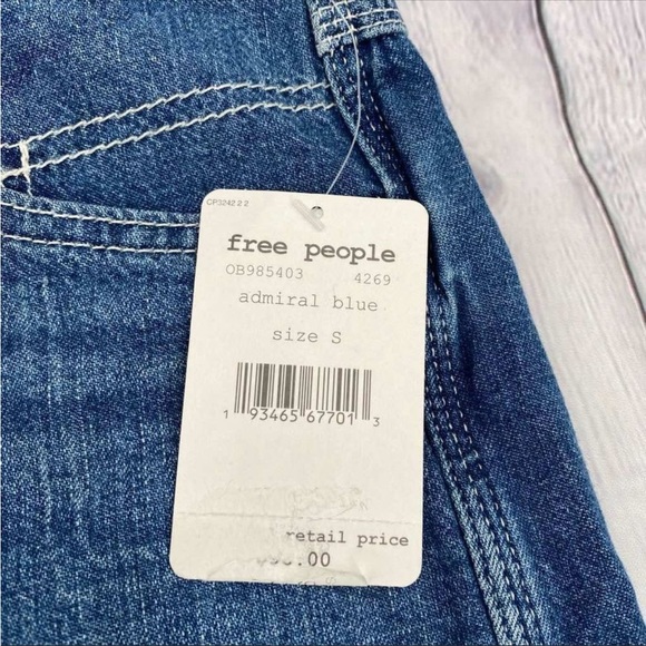 NWT Free People Chloe Baby Barrel Jeans Women’s Size S - Picture 8 of 11